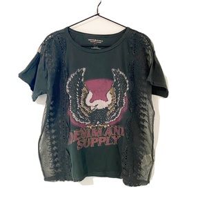 Denim & Supply oversized eagle tee XS